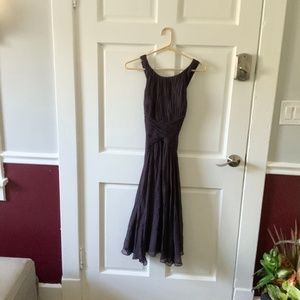 Anne Klein Purple Cross Back Dress